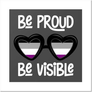 Be Proud. Be Visible. (Asexual / Ace) Posters and Art